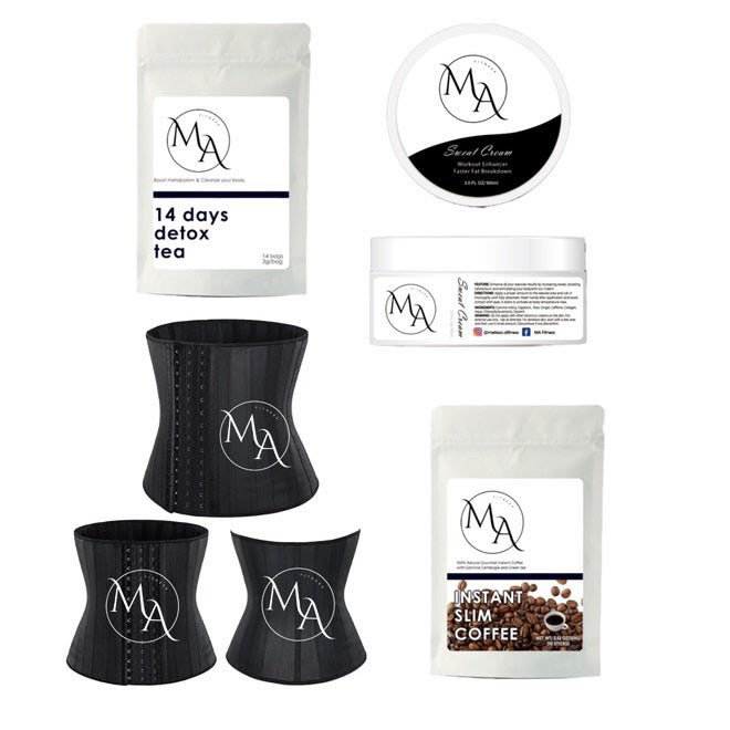 Cinturilla Clasica, Crema, Cafe y Te Bundle